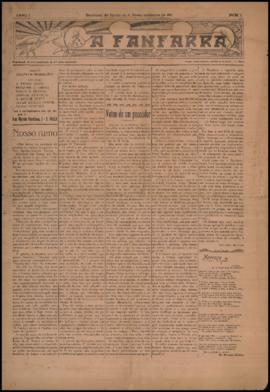 A Fanfarra [jornal], a. 1, n. 1. São Paulo-SP, nov. 1911.