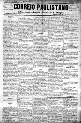 Correio paulistano [jornal], [s/n]. São Paulo-SP, 04 ago. 1882.