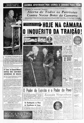 Última Hora [jornal]. Rio de Janeiro-RJ, 17 nov. 1955 [ed. vespertina].