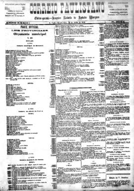 Correio paulistano [jornal], [s/n]. São Paulo-SP, 14 jul. 1886.