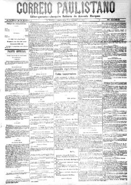 Correio paulistano [jornal], [s/n]. São Paulo-SP, 08 dez. 1886.