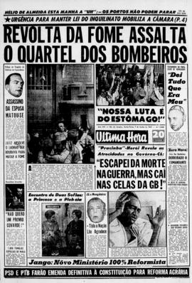 Última Hora [jornal]. Rio de Janeiro-RJ, 07 jun. 1963 [ed. vespertina].