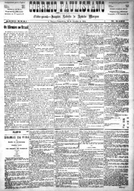 Correio paulistano [jornal], [s/n]. São Paulo-SP, 28 out. 1884.