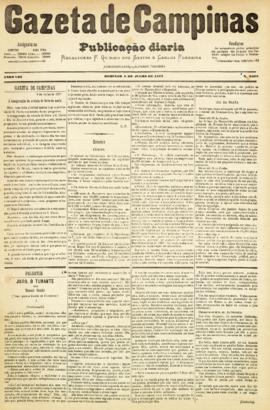 Gazeta de Campinas [jornal], a. 8, n. 1078. Campinas-SP, 08 jul. 1877.