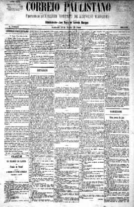 Correio paulistano [jornal], [s/n]. São Paulo-SP, 19 jun. 1880.