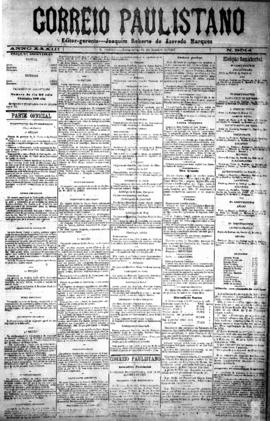 Correio paulistano [jornal], [s/n]. São Paulo-SP, 14 jan. 1887.