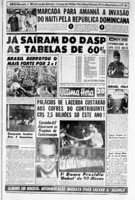 Última Hora [jornal]. Rio de Janeiro-RJ, 06 mai. 1963 [ed. vespertina].