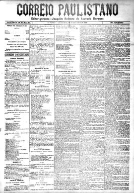 Correio paulistano [jornal], [s/n]. São Paulo-SP, 18 nov. 1886.