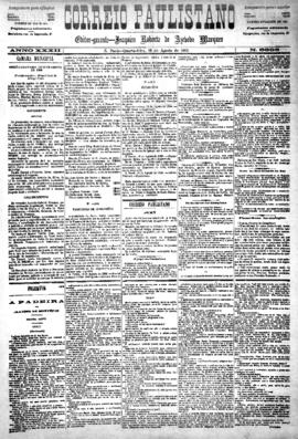 Correio paulistano [jornal], [s/n]. São Paulo-SP, 19 ago. 1885.