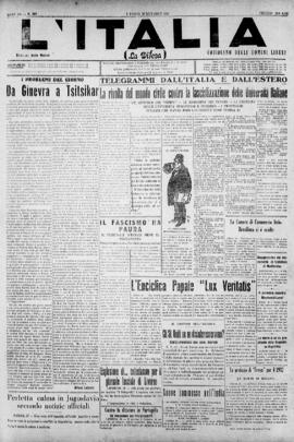 La Difesa [jornal], a. 7, n. 389. São Paulo-SP, 28 dez. 1931.