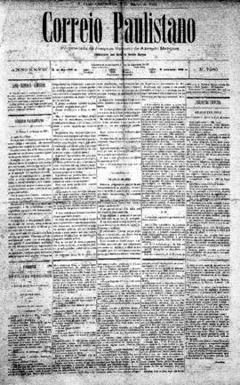 Correio paulistano [jornal], [s/n]. São Paulo-SP, 09 mar. 1881.