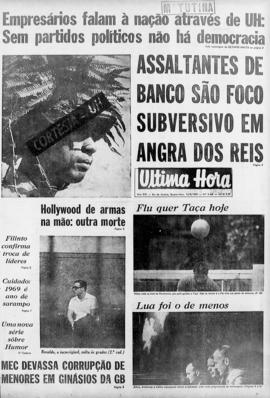 Última Hora [jornal]. Rio de Janeiro-RJ, 13 ago. 1969 [ed. matutina].