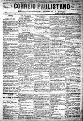 Correio paulistano [jornal], [s/n]. São Paulo-SP, 28 set. 1883.