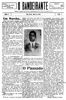 O Bandeirante [jornal], a. 2, n. 4. São Paulo-SP, abr. 1919.