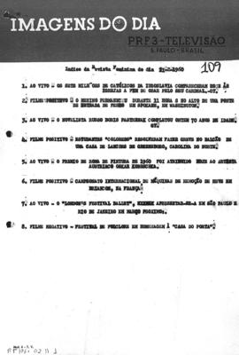 TV Tupi [emissora]. Revista Feminina [programa]. Roteiro [televisivo], 11 fev. 1960.