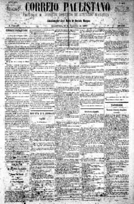 Correio paulistano [jornal], [s/n]. São Paulo-SP, 19 fev. 1880.