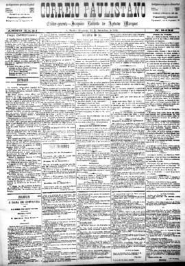 Correio paulistano [jornal], [s/n]. São Paulo-SP, 14 set. 1884.