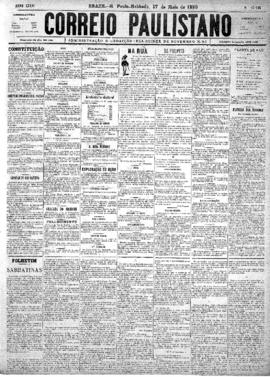 Correio paulistano [jornal], [s/n]. São Paulo-SP, 17 mai. 1890.