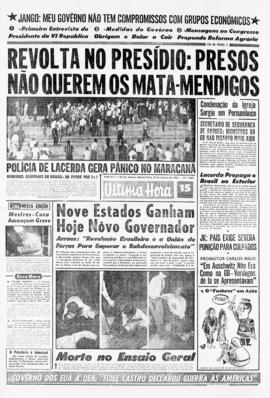 Última Hora [jornal]. Rio de Janeiro-RJ, 31 jan. 1963 [ed. vespertina].