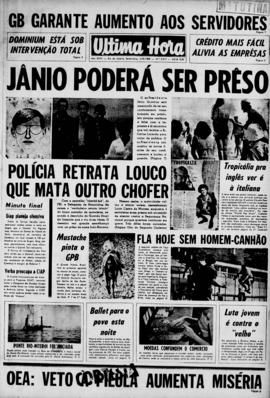 Última Hora [jornal]. Rio de Janeiro-RJ, 02 ago. 1968 [ed. matutina].