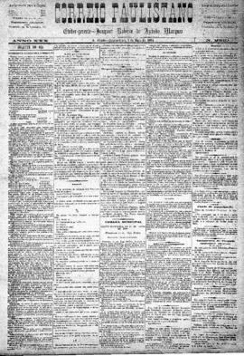 Correio paulistano [jornal], [s/n]. São Paulo-SP, 01 mai. 1884.