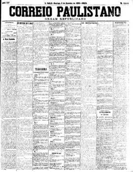 Correio paulistano [jornal], [s/n]. São Paulo-SP, 04 dez. 1898.