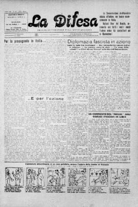 La Difesa [jornal], a. 8, n. 367. São Paulo-SP, 08 ago. 1931.