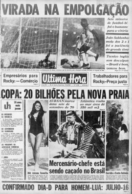 Última Hora [jornal]. Rio de Janeiro-RJ, 13 jun. 1969 [ed. vespertina].