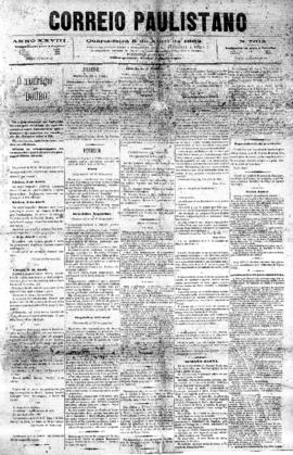 Correio paulistano [jornal], [s/n]. São Paulo-SP, 05 abr. 1882.