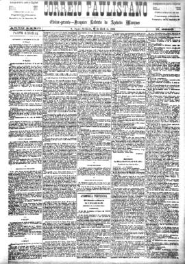 Correio paulistano [jornal], [s/n]. São Paulo-SP, 17 abr. 1886.