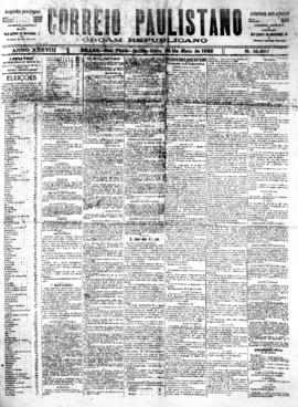 Correio paulistano [jornal], [s/n]. São Paulo-SP, 26 mai. 1892.