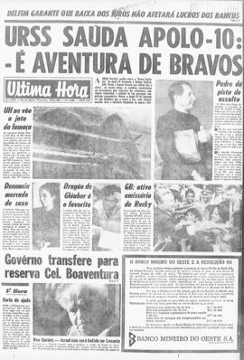 Última Hora [jornal]. Rio de Janeiro-RJ, 20 mai. 1969 [ed. matutina].