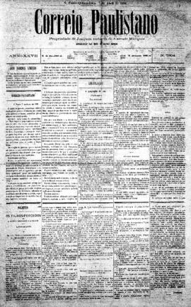 Correio paulistano [jornal], [s/n]. São Paulo-SP, 07 abr. 1881.