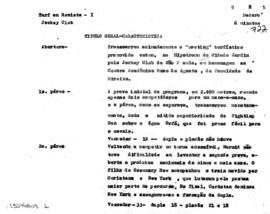 TV Tupi [emissora]. Turf em Revista [programa]. Roteiro [televisivo], 09 ago. 1954.