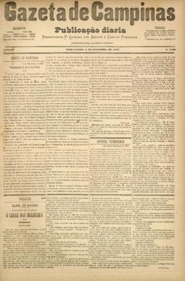 Gazeta de Campinas [jornal], a. 8, n. 1196. Campinas-SP, 04 dez. 1877.