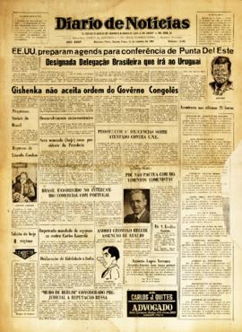 Diario de noticias [jornal], a. 34, n. 12261. Ribeirão Preto-SP, 11 jan. 1962.