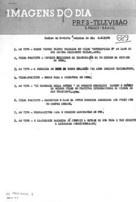 TV Tupi [emissora]. Revista Feminina [programa]. Roteiro [televisivo], 02 fev. 1960.