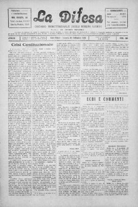 La Difesa [jornal], a. 3, n. 104. São Paulo-SP, 30 set. 1926.