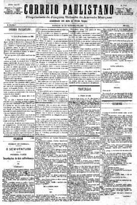 Correio paulistano [jornal], [s/n]. São Paulo-SP, 25 set. 1880.