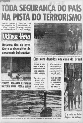 Última Hora [jornal]. Rio de Janeiro-RJ, 29 jul. 1969 [ed. vespertina].