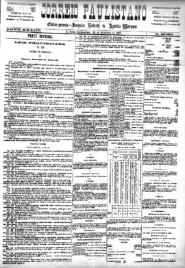 Correio paulistano [jornal], [s/n]. São Paulo-SP, 30 set. 1886.