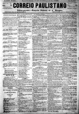 Correio paulistano [jornal], [s/n]. São Paulo-SP, 07 nov. 1883.