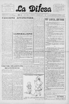 La Difesa [jornal], a. 5, n. 238. São Paulo-SP, 09 dez. 1928.