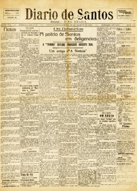 Diario de Santos [jornal], a. 41, n. 319. Santos-SP, 29 ago. 1913.