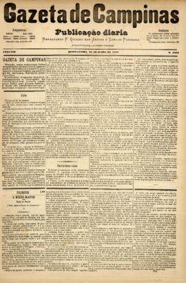 Gazeta de Campinas [jornal], a. 8, n. 1070. Campinas-SP, 28 jun. 1877.