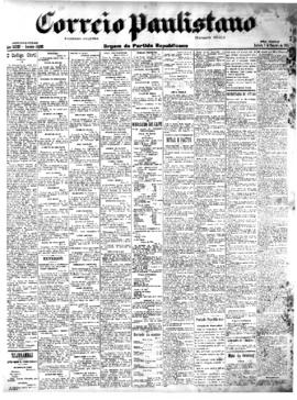 Correio paulistano [jornal], [s/n]. São Paulo-SP, 01 fev. 1902.