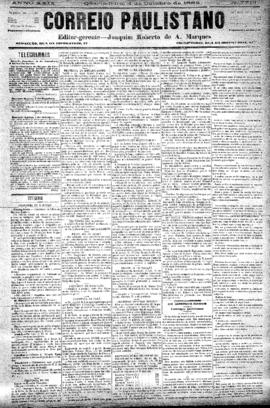 Correio paulistano [jornal], [s/n]. São Paulo-SP, 04 out. 1882.