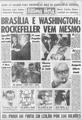 Última Hora [jornal]. Rio de Janeiro-RJ, 03 jun. 1969 [ed. matutina].