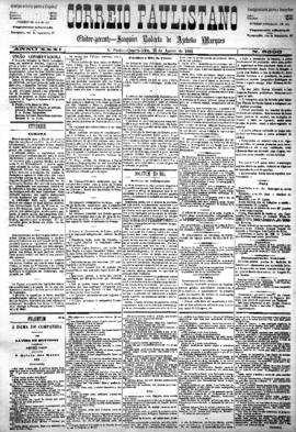 Correio paulistano [jornal], [s/n]. São Paulo-SP, 13 ago. 1884.