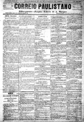 Correio paulistano [jornal], [s/n]. São Paulo-SP, 21 set. 1883.